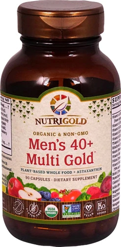 NutriGold Men's 40 plus Multi Gold™ -- 90 Capsules