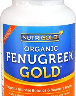 NutriGold Organic Fenugreek Gold™ -- 750 mg - 120 Organic Veggie Capsules