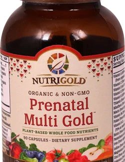 NutriGold Organic Prenatal Multi Gold™ -- 90 Veggie Caps