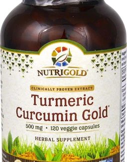 NutriGold Turmeric Curcumin Gold® -- 500 mg - 120 Veggie Capsules
