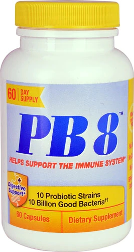 Nutrition Now PB8™ 10 Probiotic Strains -- 60 Capsules