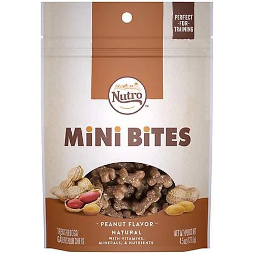 Nutro Mini Bites Dog Treats Peanut -- 4.5 oz