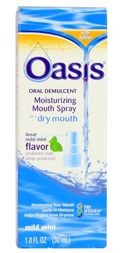 Oasis Moisturizing Mouth Spray for Dry Mouth Mild Mint -- 1 fl oz