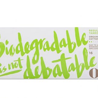 Oi Organic Initiative Organic Cotton Cardboard Applicator Tampon Regular -- 16 Tampons