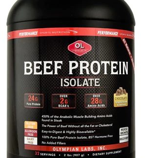 Olympian Labs Beef Protein Isolate Chocolate -- 2 lbs