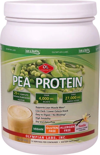 Olympian Labs Lean and Healthy Pea Protein Vanilla -- 13 Servings