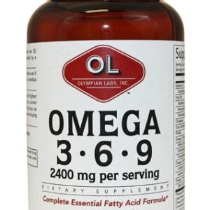 Olympian Labs Omega 3 6 9 -- 2400 mg - 120 Softgels