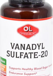 Olympian Labs Vanadyl Sulfate with Niacin -- 20 mg - 100 Vegetarian Capsules