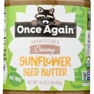 Once Again Sunflower Seed Butter Creamy Unsweetened -- 16 oz