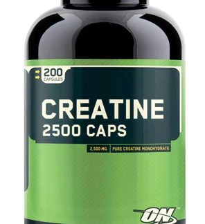 Optimum Nutrition Creatine 2500 Caps -- 200 Capsules