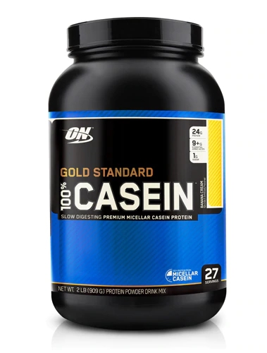 Optimum Nutrition Gold Standard 100% Casein Banana Cream -- 2 lbs