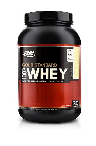 Optimum Nutrition Gold Standard 100% Whey Vanilla Ice Cream -- 2 lbs