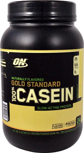 Optimum Nutrition Gold Standard Natural 100% Casein French Vanilla -- 2 lbs