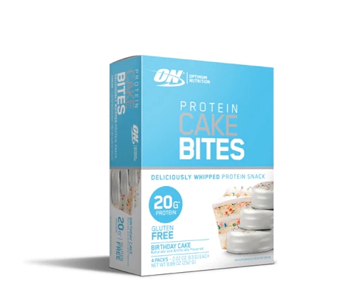 Optimum Nutrition Protein Cake Bites Birthday Cake -- 4 Packs