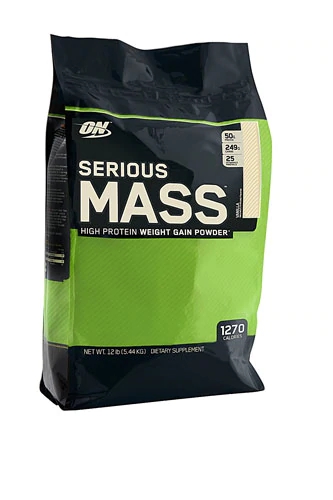 Optimum Nutrition Serious Mass Vanilla -- 12 lbs