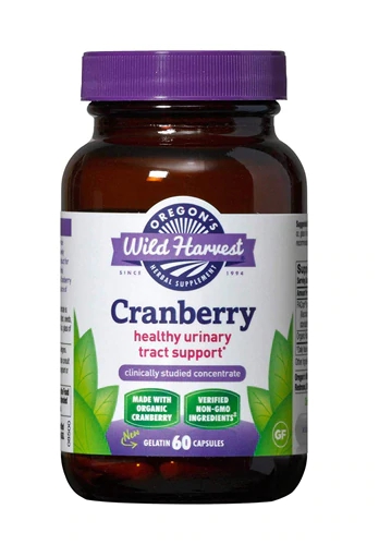 Oregon's Wild Harvest Cranberry -- 60 Gelatin Capsules
