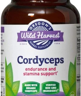 Oregon's Wild Harvest Organic Cordyceps -- 60 Gelatin Capsules