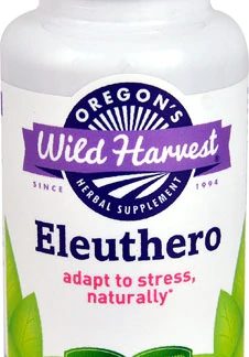 Oregon's Wild Harvest Organic Eleuthero -- 90 Vegetarian Capsules
