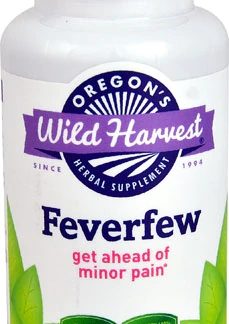 Oregon's Wild Harvest Organic Feverfew -- 90 Gelatin Capsules