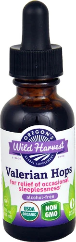 Oregon's Wild Harvest Organic Valerian Hops -- 1 fl oz