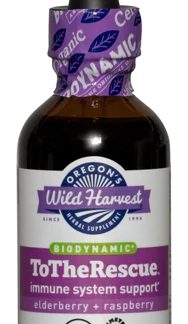 Oregon's Wild Harvest ToTheRescue Biodynamic® Herbal Tonic Organic Elderberry & Raspberry -- 2 fl oz