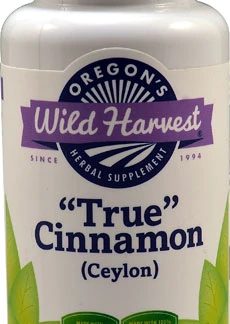 Oregon's Wild Harvest True Cinnamon Ceylon -- 60 Gelatin Capsules
