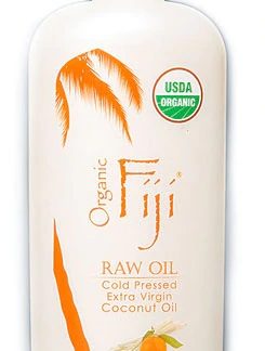 Organic Fiji Certified Organic Virgin Coconut Oil Lemongrass Tangerine -- 12 fl oz