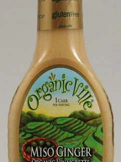 Organicville Organic Vinaigrette Miso Ginger -- 8 fl oz