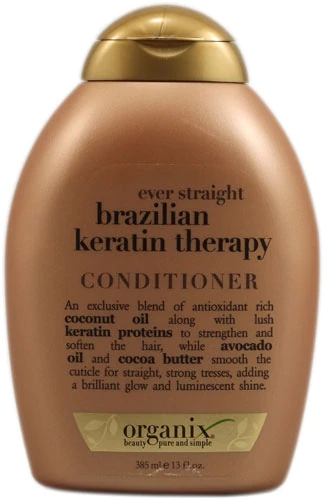 Organix Ever Straight Brazilian Keratin Therapy Conditioner -- 13 fl oz