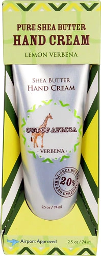 Out Of Africa Shea Butter Hand Cream Verbena -- 2.5 oz