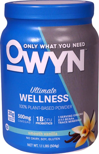 OWYN Plant Protein Smooth Vanilla -- 1.1 lbs