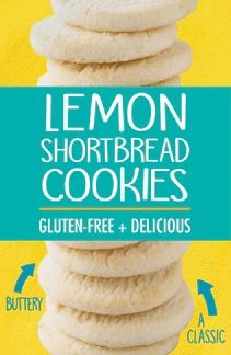 Pamela's Products Cookies Gluten Free Lemon Shortbread -- 6.25 oz