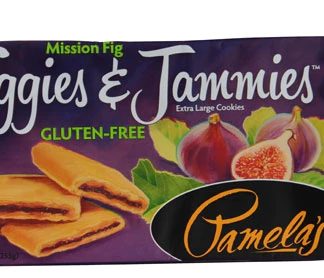 Pamela's Products Figgies & Jammies Extra Large Cookies Gluten Free Mission Fig -- 9 oz