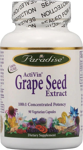 Paradise Herbs Activin® GSE Grape Seed Extract with Alma -- 90 Vegetarian Capsules