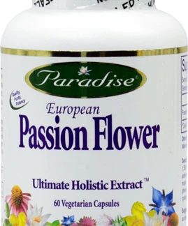 Paradise Herbs European Passion Flower -- 60 Vegetarian Capsules