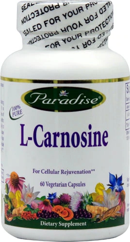 Paradise Herbs L-Carnosine -- 60 Vegetarian Capsules