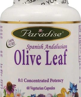 Paradise Herbs Olive Leaf -- 60 Vegetarian Capsules