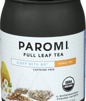 Paromi Tea Full Leaf Tea Sleep With Me® Herbal Tea -- 15 Biodegradable Pyramid Sachets