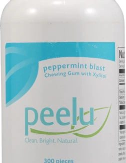 Peelu Chewing Gum Peppermint Blast -- 300 Pieces