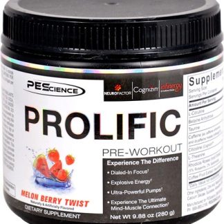 PEScience Prolific Pre-Workout Melon Berry Twist -- 20 Servings