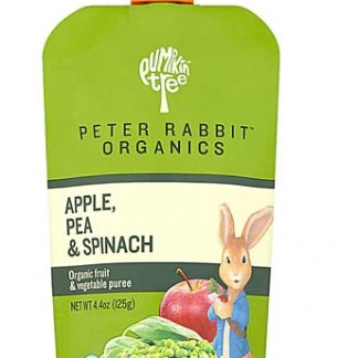 Peter Rabbit Organics Fruit & Veggie Puree Apple, Pea & Spinach -- 4.4 oz