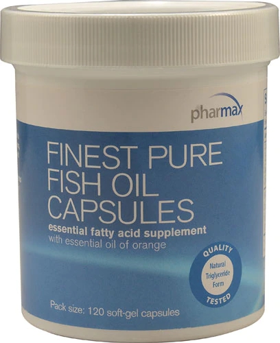 Pharmax Finest Pure Fish Oil -- 120 Softgel Capsules
