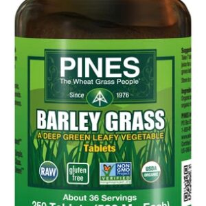 Pines International Barley Grass -- 500 mg - 250 Tablets