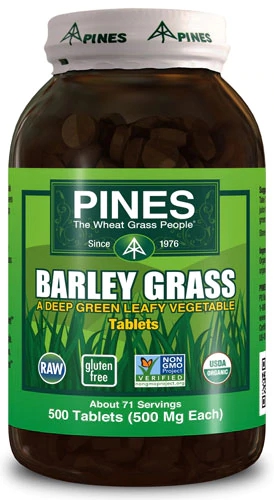 Pines International Barley Grass -- 500 mg - 500 Tablets