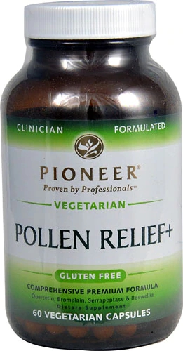 Pioneer Pollen Relief + -- 60 Vegetarian Capsules