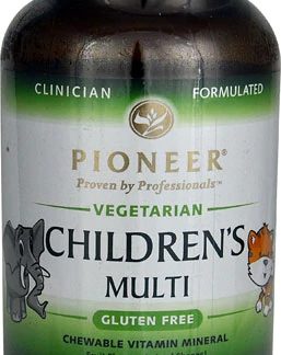 Pioneer Vegetarian Children's Multi Gluten Free Fruit -- 120 Vegetarian Chewables