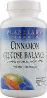 Planetary Herbals Cinnamon Glucose Balance™ -- 910 mg - 180 Tablets
