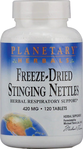 Planetary Herbals Freeze-Dried Stinging Nettles -- 420 mg - 120 Tablets