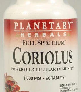 Planetary Herbals Full Spectrum™ Coriolus -- 1000 mg - 60 Tablets