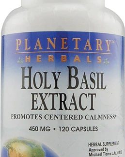 Planetary Herbals Holy Basil Extract -- 450 mg - 120 Capsules